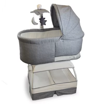 TruBliss™ Sweetli® Deluxe Bassinet in Stonewash | Bed Bath & Beyond 