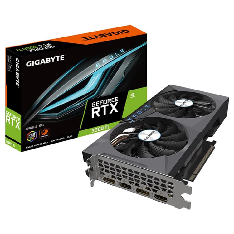 Gigabyte Nvidia Geforce Rtx 3060 Ti Eagle 8g Gaming Graphics Card Support Amd 5 5600x 9 5900x