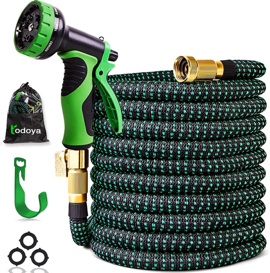 Buy 100 ft Expandable Garden Hose,100 Feet Leakproof